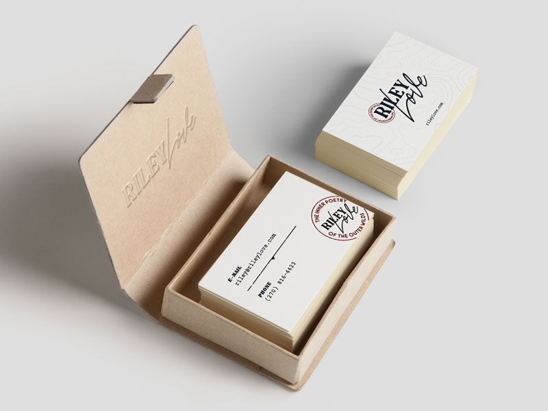 Riley Love business cards
